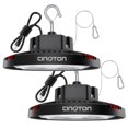 thumbnail image 1 of Lámpara LED de gran altura CINOTON, 160 W, 24 000 LM, 5000 K, IP65, paquete de 2, 1 of 9
