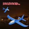 thumbnail image 2 of Khall Throwing Plane Toy,Flying Mini Throwing Glider Shiny Night Aircraft Toy Hand Launch Airplane Model, 2 of 8