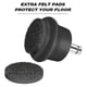 thumbnail image 3 of Office Chair Replacement Wheels - 5pcs Swivel Caster Wheels For Fixed Stationary Castors, 3 of 5