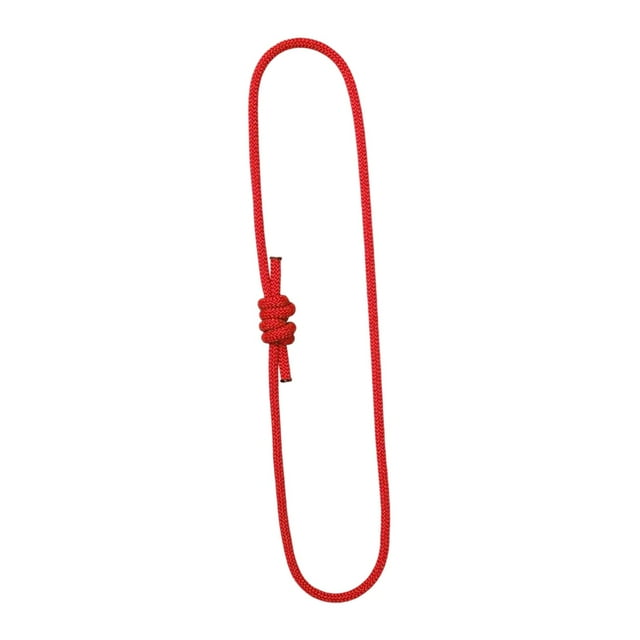 Multipurpose Prusik Cord, Braided Lanyard, Wear Resistance Rope Knot Rope Utility Cord for Climbing, Arborist, Outdoor Hiking Red