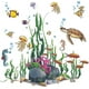 thumbnail image 2 of Colorful Underwater World Wall Stickers Turtle Seaweed Wall Stickers - Removable Vinyl Children's Be, 2 of 5