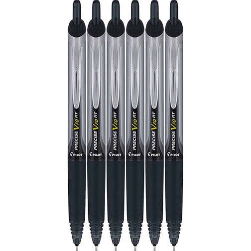 Pilot Precise V10 RT Retractable Liquid Ink Rollerball Pens, Bold Point