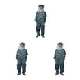 thumbnail image 3 of mmirethe Aired Beekeeping Suit Durable And Easy To For Effective Protection Ventilated Jacket For Beekeeper Essential Gear gray camo XL 3Set, 3 of 6