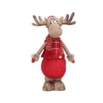 thumbnail image 1 of xiaxaixu Décoration de Noël Élan Grande Poupée en Peluche Debout Faite à la Main avec Jambes à Ressort Rétractables pour Décoration de Maison de Vacances de Noël, 1 of 8