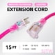 thumbnail image 2 of Cable de extensión EP, 15 pies, 12/3, SJTW, resistente al agua, rosa, 2 of 7