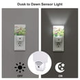 thumbnail image 3 of Fuzoiu Plants and Insects Print Dusk to Dawn LED Night Light with Light Sensor, Energy-Efficient Touch-Safe Night Lamp for Home, Office, and Kids' Rooms-US, 3 of 7