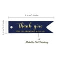 thumbnail image 5 of Inkdotpot Real Gold Foil Thank You For Celebrating With Us Bridal Shower Tags Favor Hang Paper Tags 100 Pieces, 5 of 6