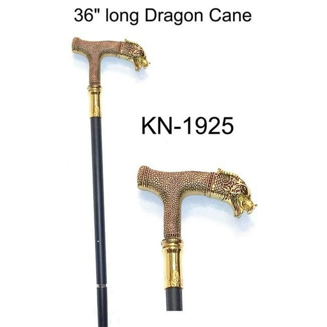 Sigma Impex Kn-1925 36 in. Dragon Walking Cane