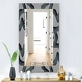 thumbnail image 2 of DESIGN ART Designart 'Starshaped Abstract Technology' Mid-Century Mirror - Printed Wall Mirror 23.7 in. wide x 31.5 in. high, 2 of 4