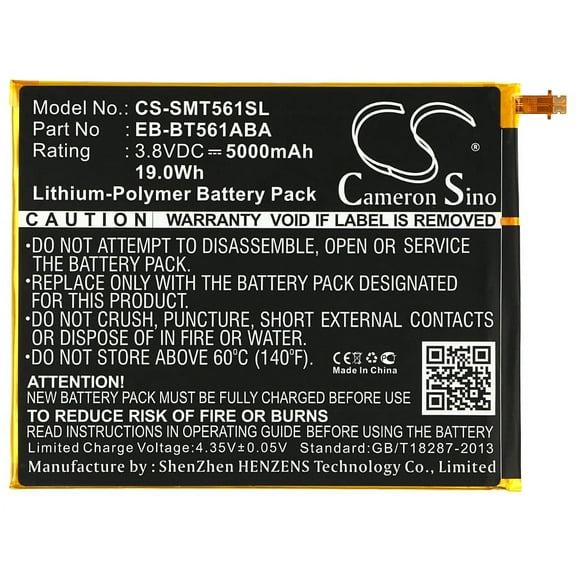 5000mAh EB-BT561ABA EB-BT561ABE Battery for Samsung SM-T565 SM-T561 SM-T560 Galaxy Tab E Nook Edition 9.6