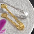thumbnail image 5 of 6 Pcs Vintage Relief Stainless Steel Ice Square Clips - Kitchen Serving Tongs for Sugar and Foods, 5 of 5
