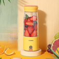 thumbnail image 1 of Pequeño exprimidor inalámbrico pequeño para el hogar que acompaña a la taza de jugo eléctrica recargable taza de jugo portátil, 1 of 5
