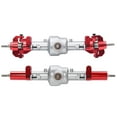 thumbnail image 2 of ZheElen RCGOFOLLOW Aluminum Alloy CNC Front Axle For 1/12 Rc Front Axle MN MN128 RC Car Part RC Car Accessories Replacement Parts Red, 2 of 6