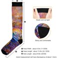 thumbnail image 3 of FREEAMG Autumn Landscape with Alone Tree on Mountain Compression Socks for Women and Men, 1 Pair, 3 of 7