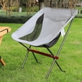 thumbnail image 1 of Silla plegable de pesca Silla perezosa individual universal Playa turística al aire libre (gris), 1 of 7