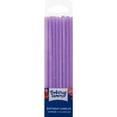thumbnail image 2 of Cake Topper Decor, Candles,Purple Slim Glitter shape Candles39064 (12/PKG), 2 of 2
