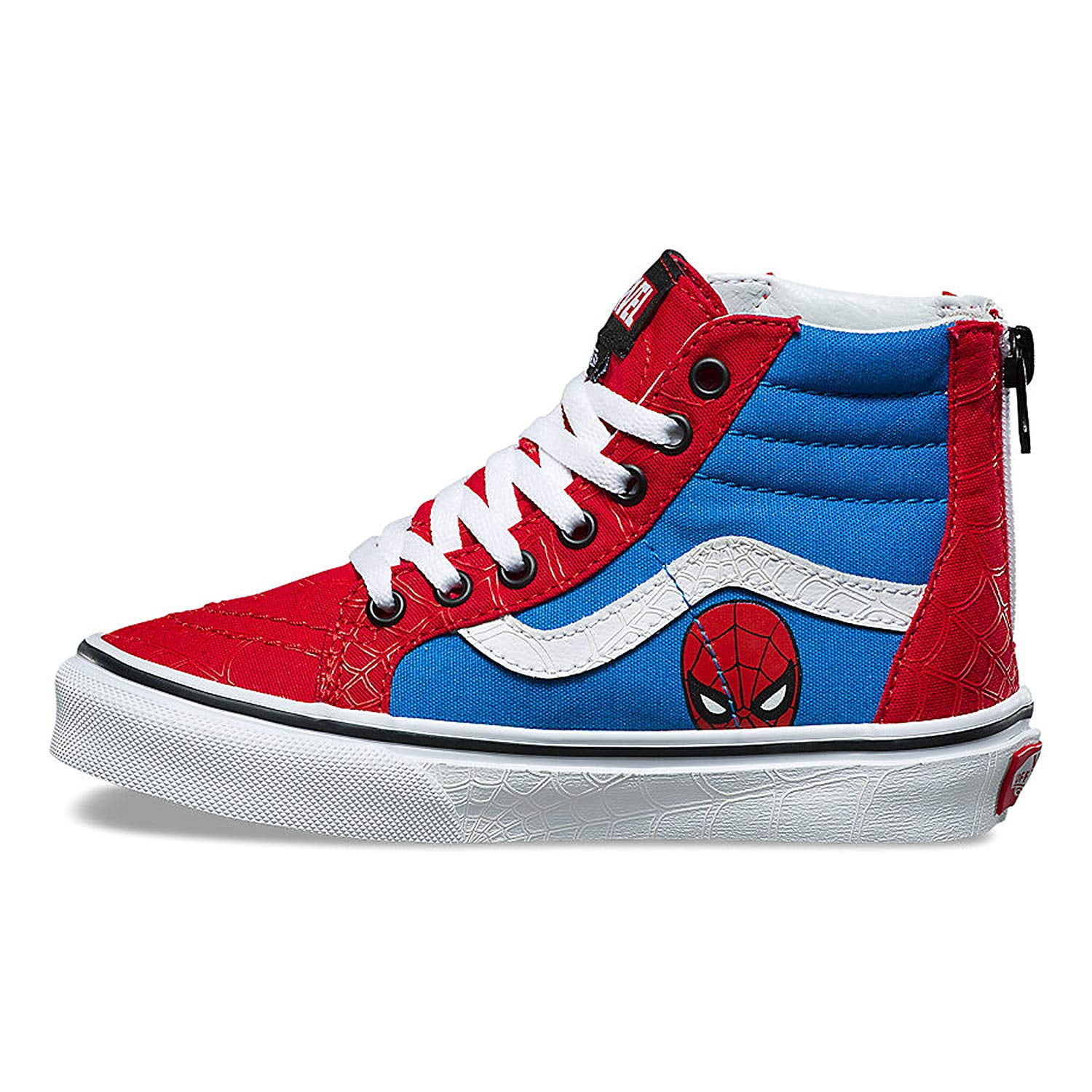 focus Beweegt niet Vier Vans SK8 Hi Zip Marvel Spiderman Skate Shoes Size 7 Toddler - Walmart.com