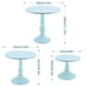 thumbnail image 2 of Juego de 3 soportes para tartas, soporte redondo de metal para tartas de postre, pizza de 8 pulgadas, 10 pulgadas, 12 pulgadas, bandeja para servir de Halloween para, 2 of 7