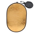 thumbnail image 1 of Bunblic Collapsible Light Reflector Foldable Studio Compact Lightweight Professional with Storage Bag Portable 2 in 1 Photo Reflector S Gold, 1 of 8