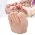 thumbnail image 1 of Practice prosthetic Foot Model, Silicone Soft Portable Professional Reusable Nail Art Foot Model  for Nail Salon for Novice Left,Right, 1 of 7