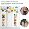 thumbnail image 1 of SOPOTUTU 1Set Oktoberfest Party Pendants Assorted Color Paper PVC Hanging Decorations, 1 of 6
