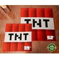 thumbnail image 6 of Minecraft Red TNT Block Square Area Rug | 52 Inches, 6 of 7