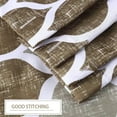 thumbnail image 4 of Haperlare Extra Long Shower Curtain 96 inch Long Geometric Heavy Duty Farmhouse Stall Fabric Shower Curtain for Bathroom, Linen, 1 Set, 4 of 6