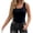 X11-Black, variant on Glisme Tank Tops For Women Spaghetti Strap Neck Ribbed Tank Tops Slim Fitted Camisole Basic Sleeveless Layering Shirts Trend Red T Shirt