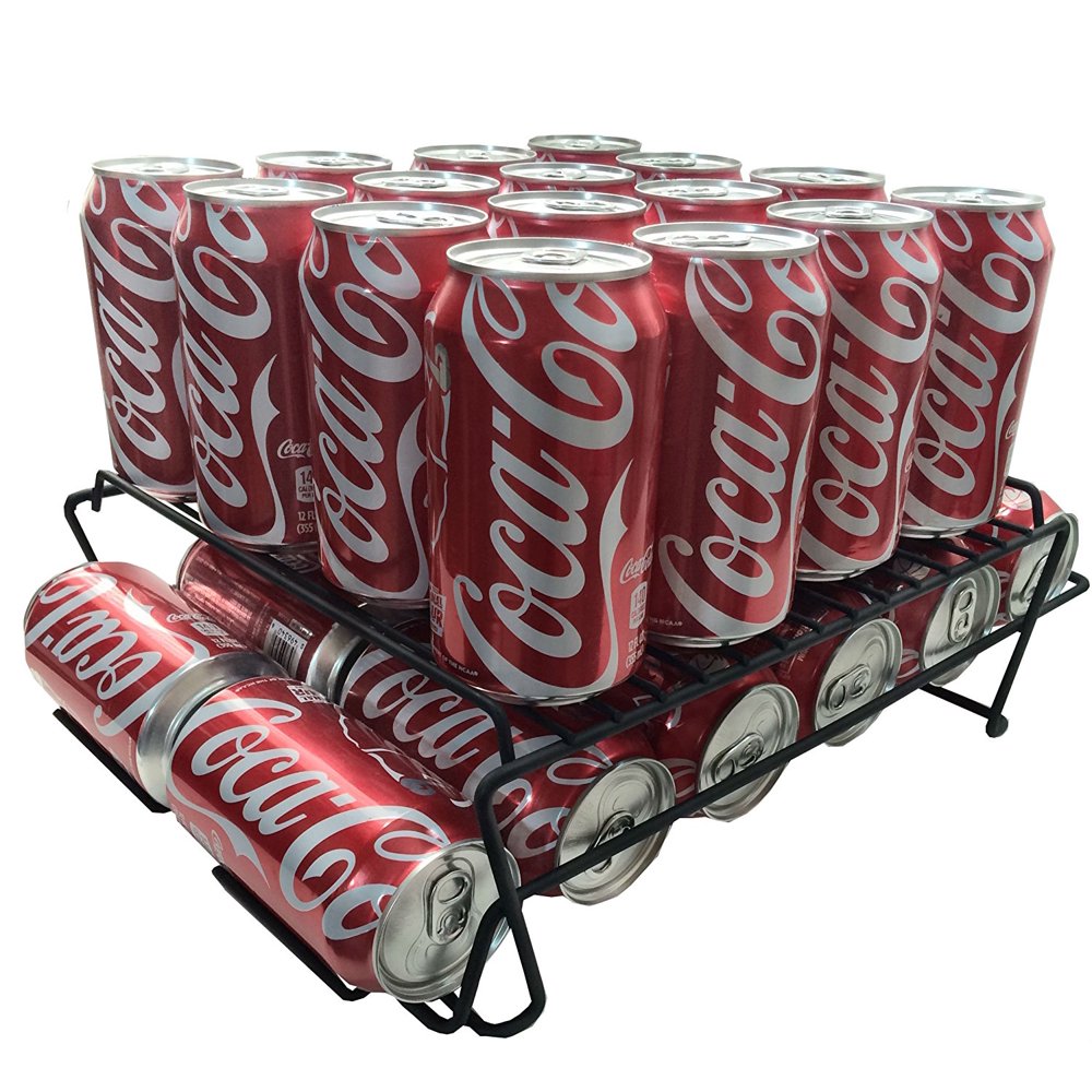 NeatO Stylish Sturdy Steel Soda Rack Beverage Pop Can Dispenser