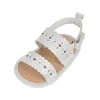 Bebe Baby Girls' Sandal Booties - white, 0 - 3 months