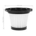 thumbnail image 2 of Replacement Filter For Handheld Vacuum Cleaner Washable And Reusable Compact Mesh Filter For Car Household Cleaning Supplies Compatible With Cordless Vacuum Cleaner, 2 of 9