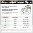 thumbnail image 4 of Oumurs Motorcycle Bluetooth Helmet, Black, Modular Full Face Dual Visor Flip-Up, DOT Compliant, L, 4 of 14