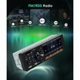 thumbnail image 2 of Car Stereo Single Din with CarPlay Android Auto, 4 Inch Touch Screen MP5 Player, Bluetooth FM Mirror Link Backup Camera, 2 of 8