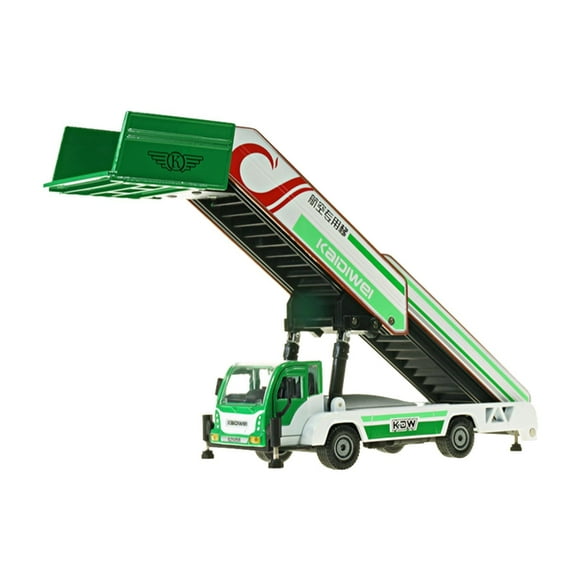 Yinanstore Airport Boarding Car Model 1/43 Interactive Toy Collectables Transforming Hauler for Birthday Gift 3 4 5 6 7 8 Years Old Boys green