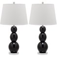 thumbnail image 2 of SAFAVIEH Jayne 3 Sphere Table Lamp (Set of 2) | Black |, 2 of 6