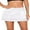 B White, variant on DOKOTOO Womens Summer Waistband Layered Swimdress Fashion Ruffle Swim Skirt Solid Color Swimsuit Bottom