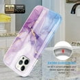 thumbnail image 4 of luolnh Étui Pailletée Dorée Compatible avec iPhone 14 Pro Max Design Marbre Antichoc Mince Silicone Souple TPU, 4 of 5