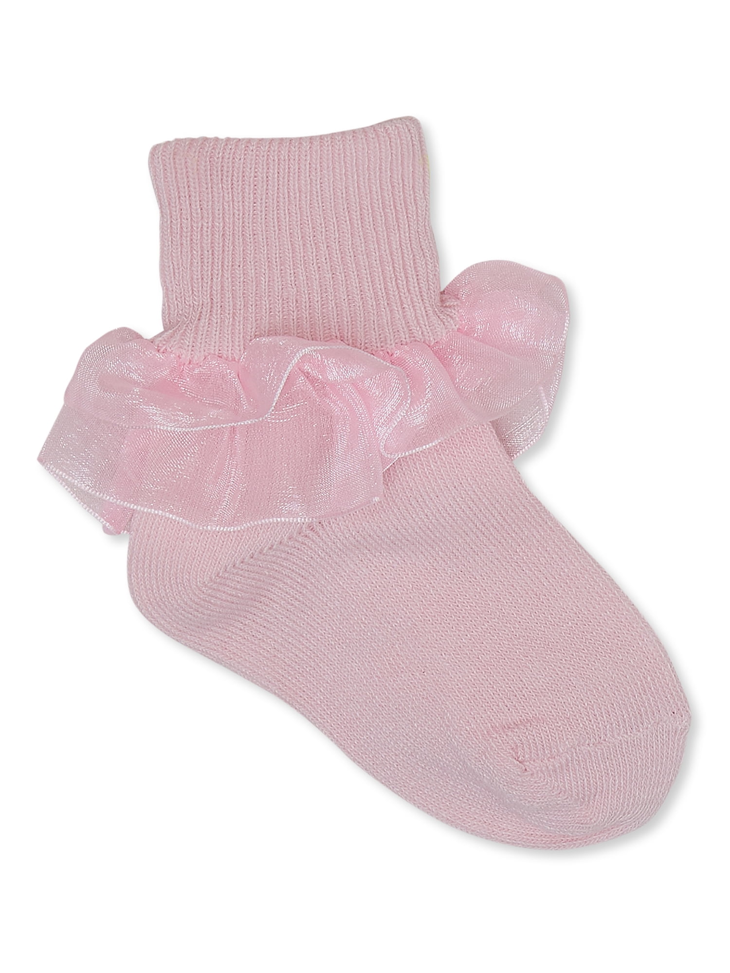 Wonder Nation Infant and Toddler Girls Dress Socks, 3 Pair Pack, Sizes 0M-5T