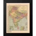 thumbnail image 2 of Hammond 12x14 Black Modern Framed Museum Art Print Titled - India - Hammond 1910, 2 of 5