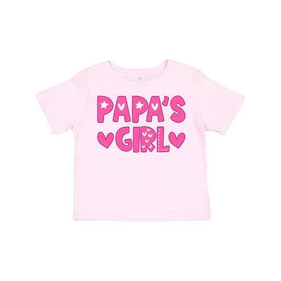 Inktastic Papa's Girl Girls Toddler T-Shirt