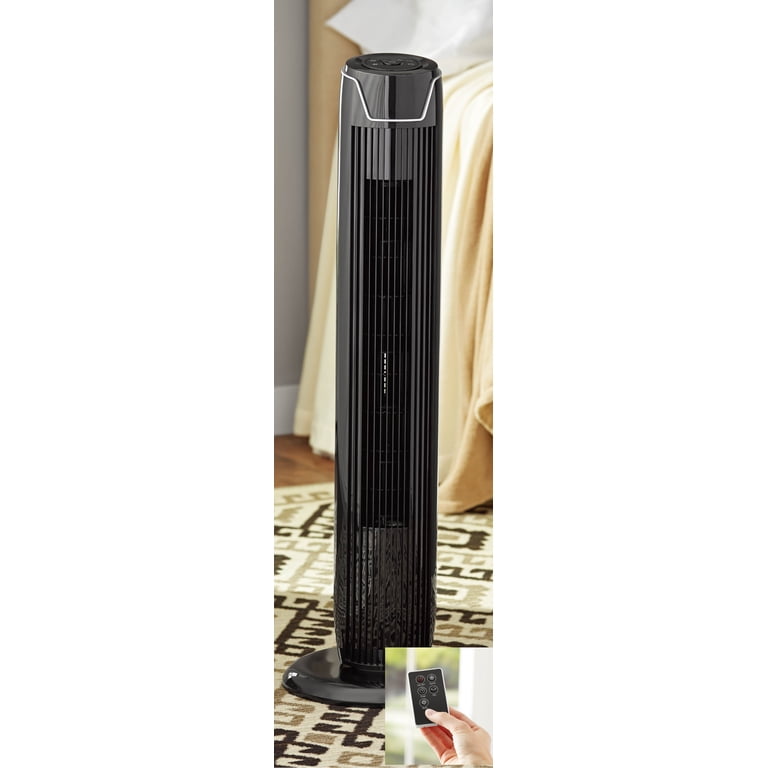 Mainstays 36 3-Speed Oscillating Tower Fan, Model# FZ10-19JR, Black -  Walmart.com