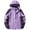 Purple, variant on Lindreshi Jackets for Women Casual Fall Women's Outdoor Single-layer Sprinker Suit Casual Lapel Zipper Loose Soft Top Hooded Coat