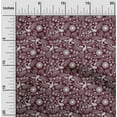 thumbnail image 1 of oneOone Polyester Lycra Fabric Leaves|Floral & Dinosaur Animal Sashiko Print Fabric by Yard 56 Inch Wide, 1 of 1