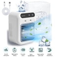 Portable Personal Air Cooler Fan with Mist Spray, USB Rechargeable ...