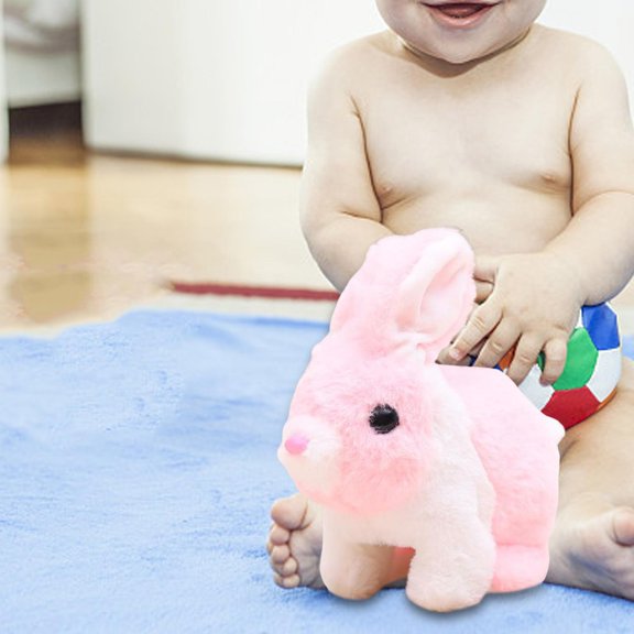 Juguetes Eléctricos Hugo Juguete De Peluche De Pascua Interactivo Rosado