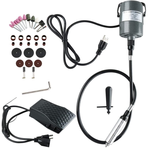 Amoladora de eje flexible YaeKoo de 1/4 HP, 380 W, 110 V