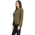 thumbnail image 3 of Women's Casual Office Work Long Sleeve Open Front Blazer Jacket, 3 of 5