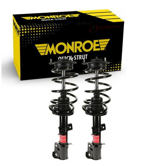 2 pc Front Strut & Coil Springs compatible with Hyundai Santa Fe 2010-2012