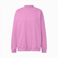 thumbnail image 4 of NOLDARES Womens Oversized Sweatshirts Mock Neck Pullover Long Sleeve Tops Fall Fashion Outfits Clothes,Pink,L, 4 of 4