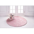 thumbnail image 3 of Unique Loom 3145462 4 x 4 ft. Rounded Trellis Frieze Round Rug, Pink, 3 of 5